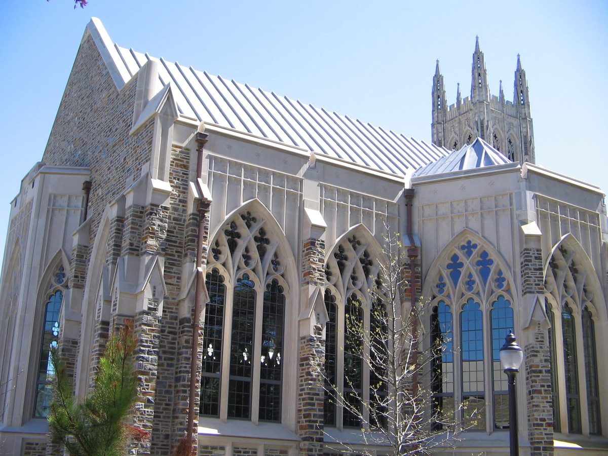 Duke University Chapel in Durham, North Carolina.